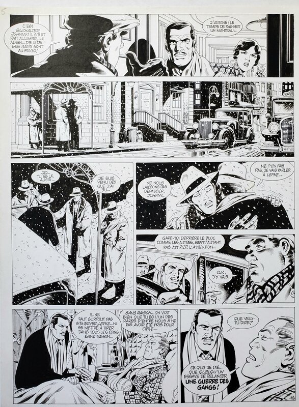 Jean-Yves Mitton, DE SILENCE ET DE SANG T5 LES 7 PILIERS DU CHAOS - Planche originale