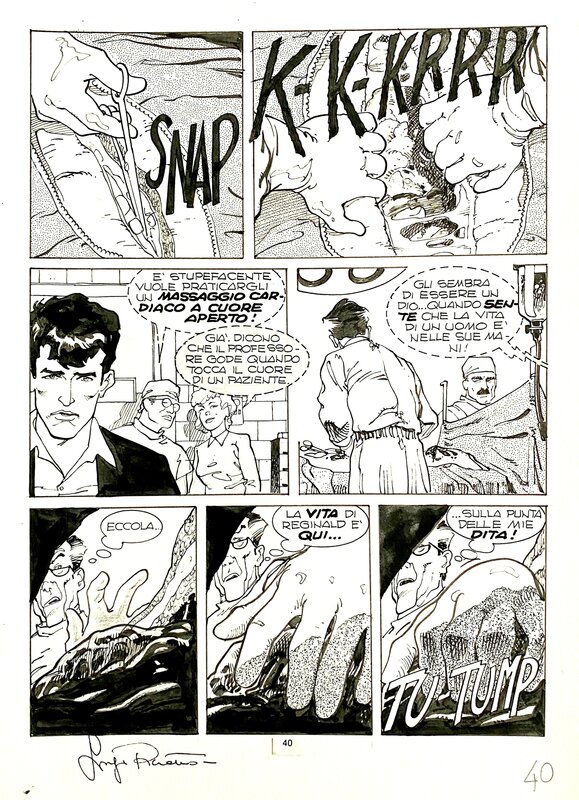 Dyaln Dog #14 par Luigi Piccatto, Tiziano Sclavi - Planche originale