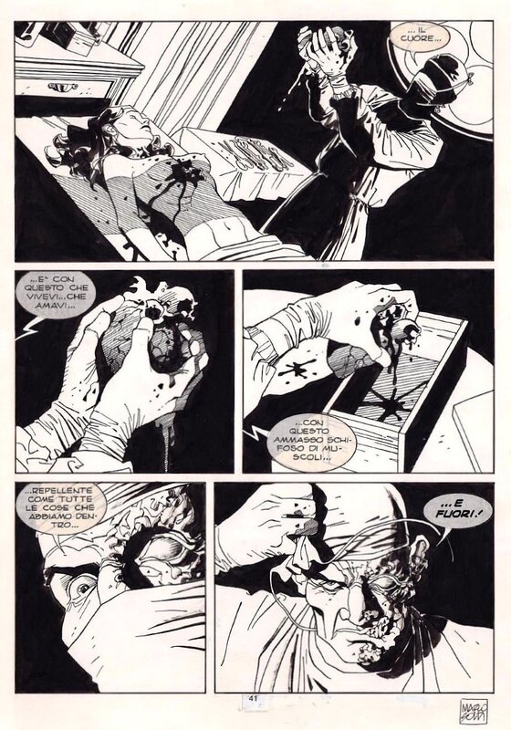 Dylan Dog #88 par Marco Soldi - Planche originale