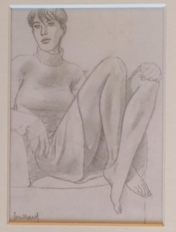 André juillard Louise Le cahier bleu - Œuvre originale