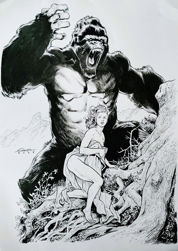 King Kong by Gabriel Andrade - Original Illustration