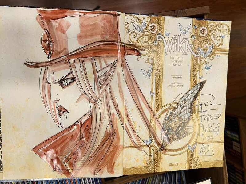 Olivier Ledroit, Dedicace Tome 2 Wika - Sketch