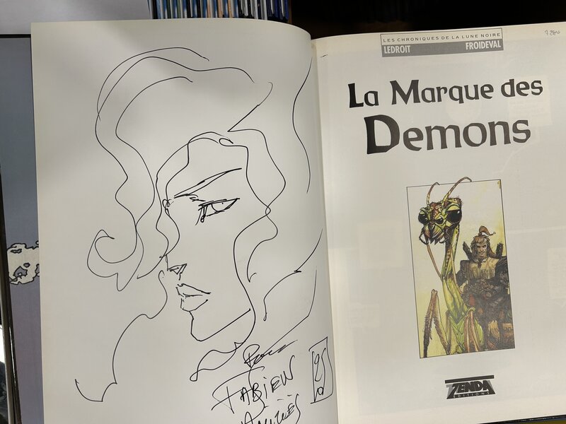 Olivier Ledroit, Dedicace Tome 3 CDLN - Dédicace