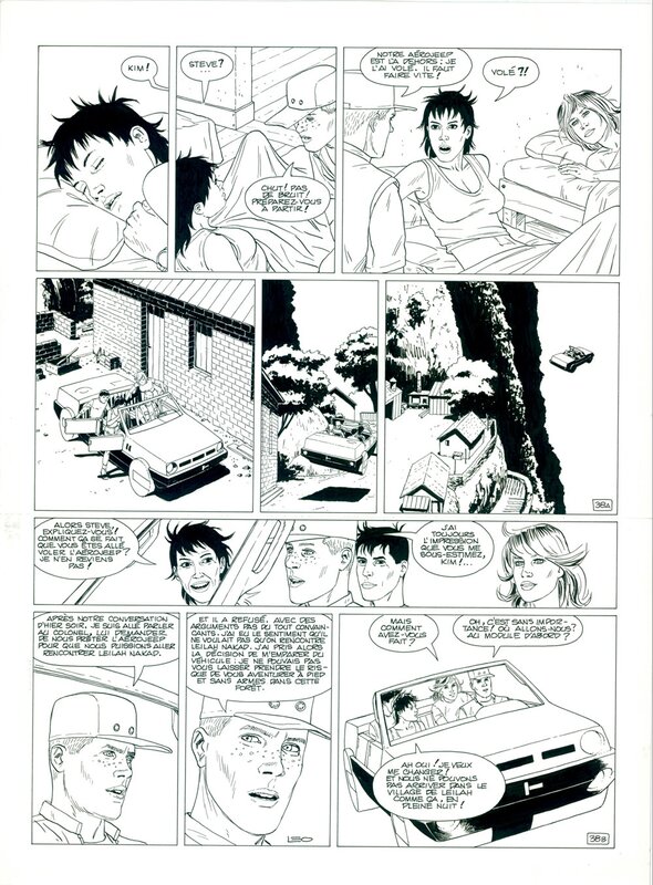 En vente - Beltegeuse par Leo - Planche originale