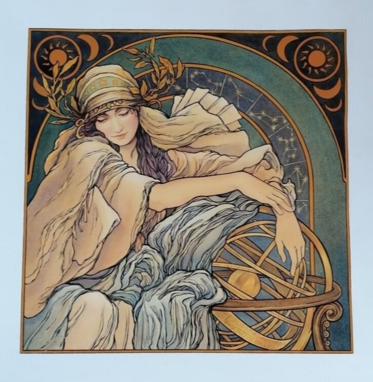 For sale - Urania ... by Ingrid Liman - Original Illustration