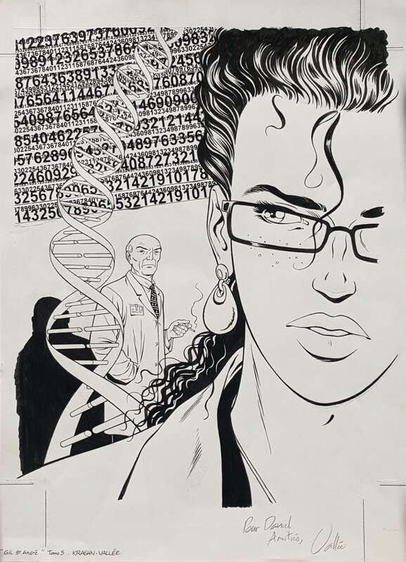 Sylvain Vallée, Gil St-André - Tome#5 - Enquêtes parallèles - Couverture originale