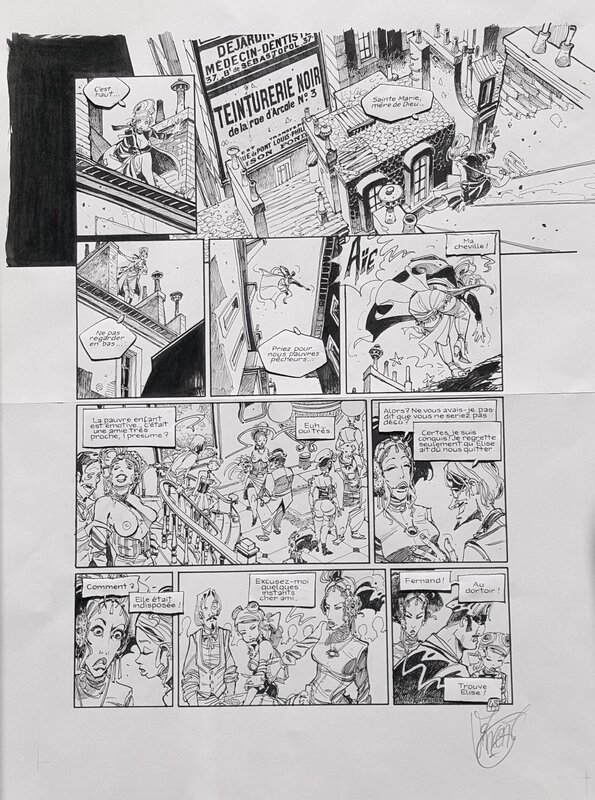 Vincent, Scotch Arleston, Chimère(S) 1887 Tome 1 - La Perle Pourpre - Planche originale