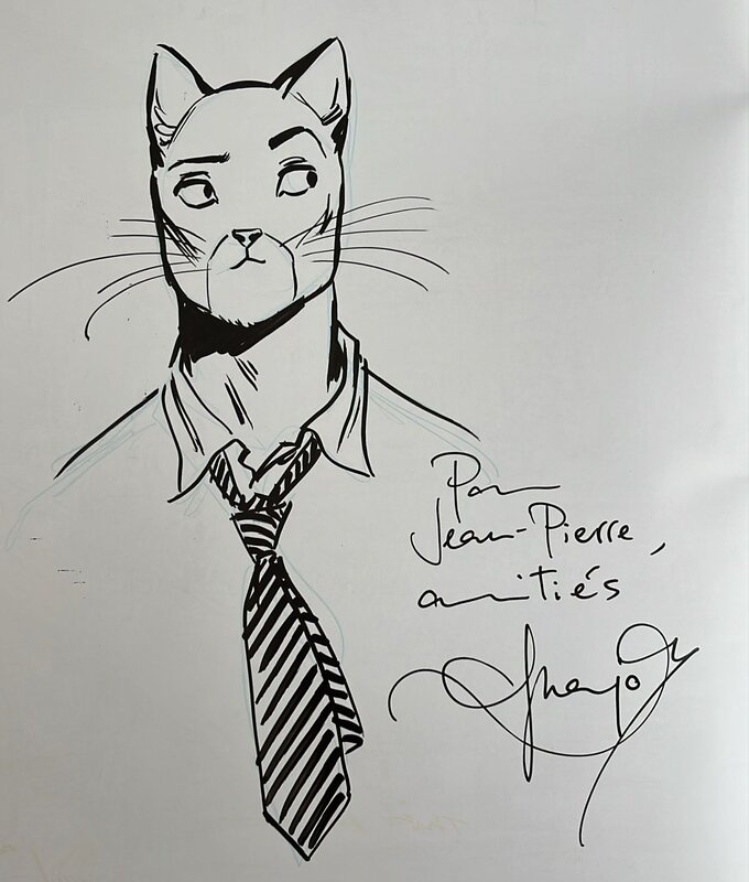 Blacksad 1 - Double Dédicace - Guarnido & Canales - Sketch