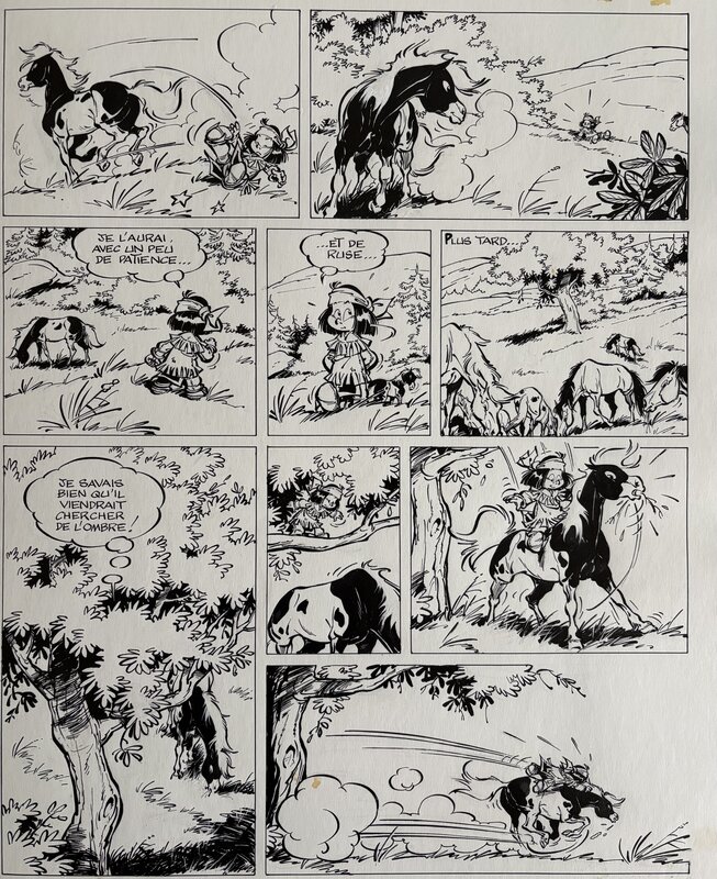 Derib, Yakari Et Grand Aigle - Comic Strip