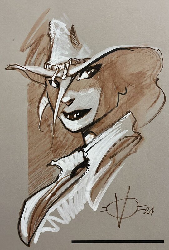 Vatine - Angela - Black & White - Dédicace