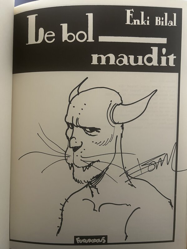 Le bol maudit by Enki Bilal - Sketch