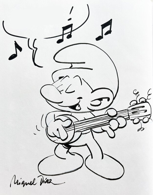 Miguel Díaz Vizoso, Thierry Culliford, Les Schtroumpfs (tome 25) - Sketch