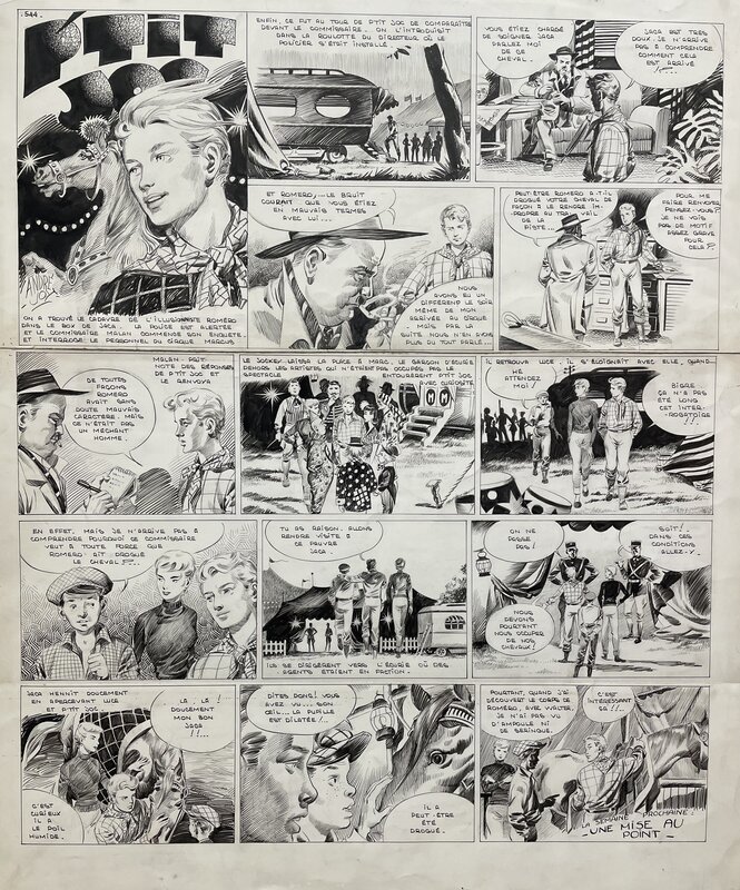For sale - P’tit Joc by André Joy, André Gaudelette, Jean Ollivier - Comic Strip
