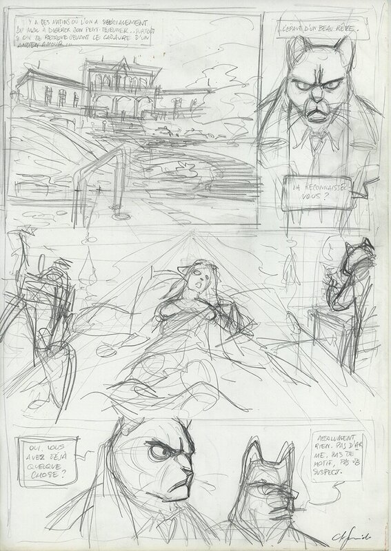 Juanjo Guarnido, Blacksad, Tome 1, planche 1 - Original art