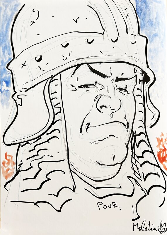 Philippe Auguste by Michael Malatini, Mathieu Gabella - Sketch