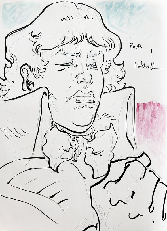 Saint-Just par Michael Malatini, Noël Simsolo - Dédicace