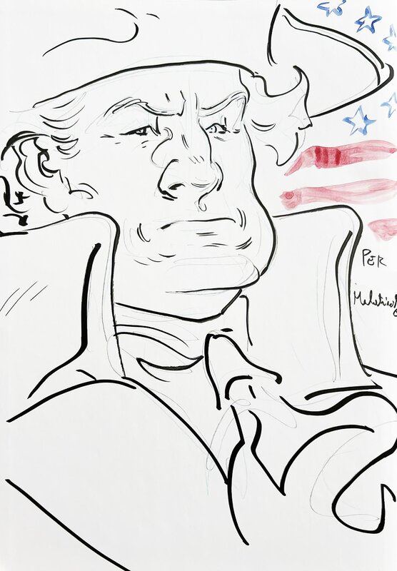 Washington par Michael Malatini, Wyctor - Dédicace