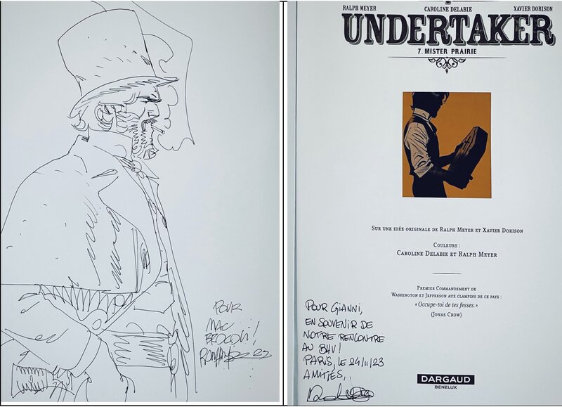 Undertaker by Ralph Meyer, Caroline Delabie - Sketch