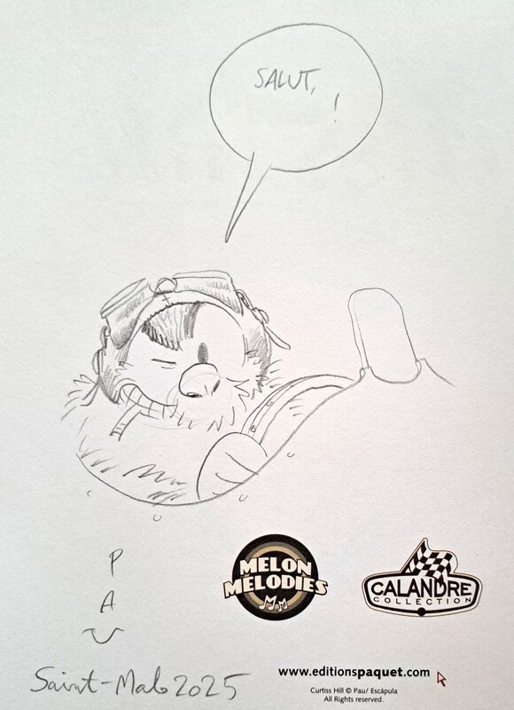 Curtiss Hill par Pau - Dédicace