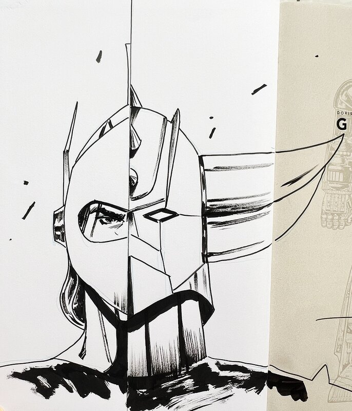 Goldorak by Alexis Sentenac, Xavier Dorison - Sketch