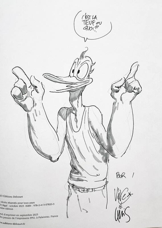 Vince, Lewis Trondheim, Joann Sfar, Donjon antipodes (tome 10002) - Sketch