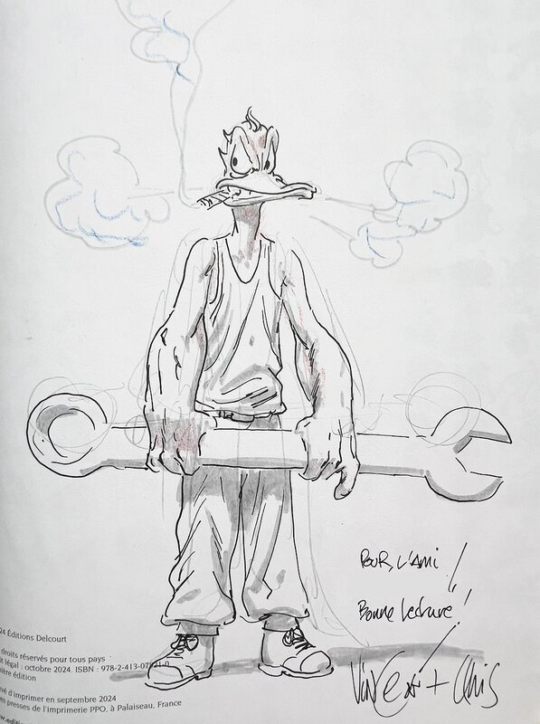 Vince, Lewis Trondheim, Joann Sfar, Donjon antipodes (tome 10003) - Dédicace