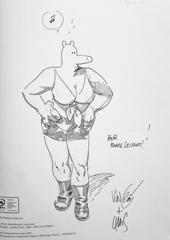 Vince, Lewis Trondheim, Joann Sfar, Donjon antipodes (tome 10112) - Dédicace