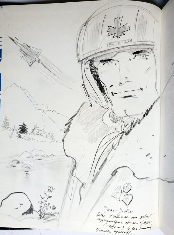 Albert Weinberg, DAN COOPER  T38 PILOTES FANTOMES - Dédicace