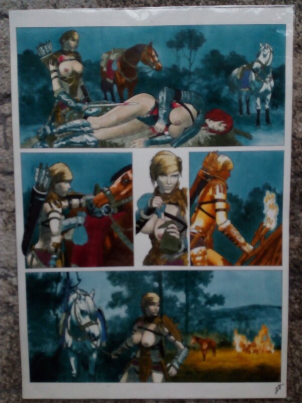 En vente - Anaxiléa / jean torton (jeronaton) - Planche originale