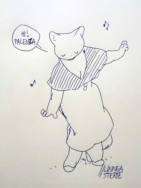 CAT CAFE by Linnea Sterte - Sketch