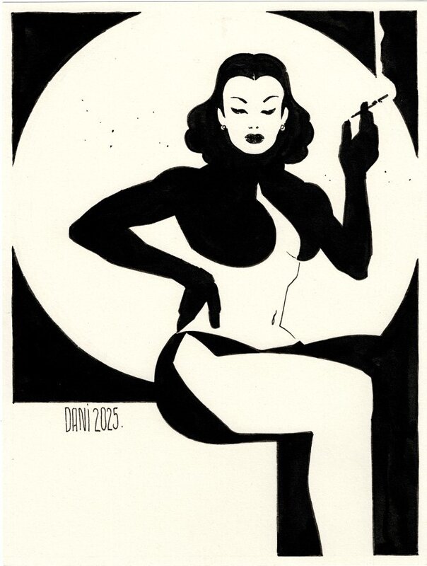 Dragon Lady by Dani - Original Illustration