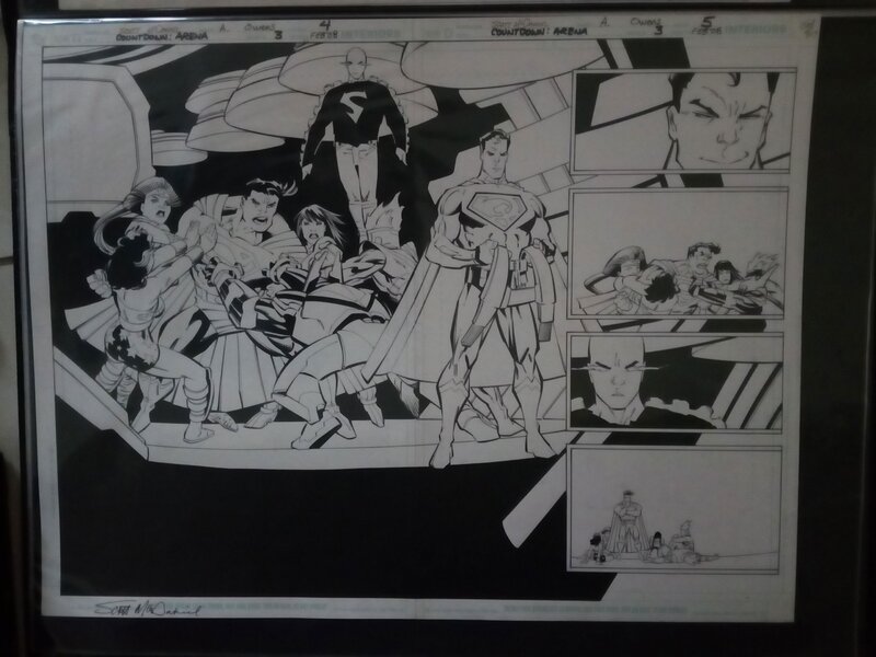 For sale - Jla double splash / scott mcdaniel - Comic Strip