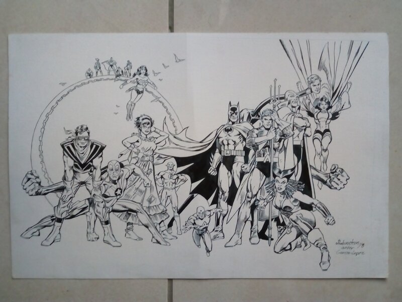 For sale - JLA / joe rubinstein - Original Illustration