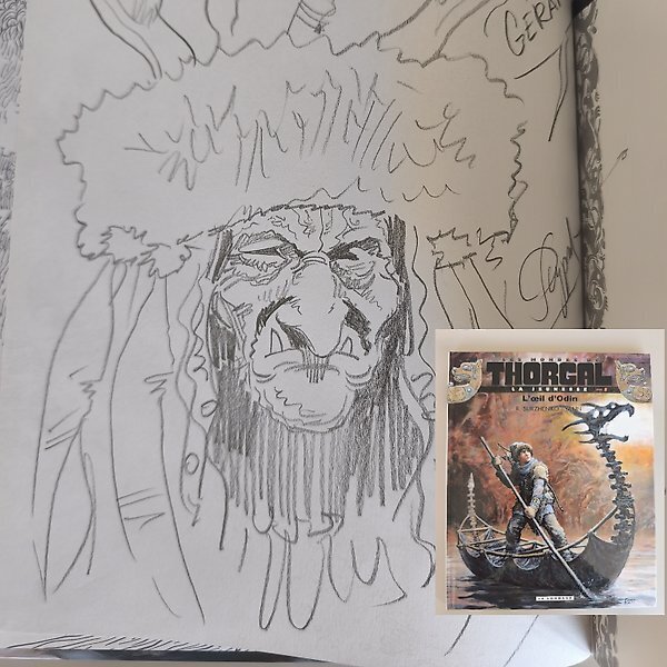 Thorgal par Grzegorz Rosinski, Roman Surzhenko, Yann - Dédicace