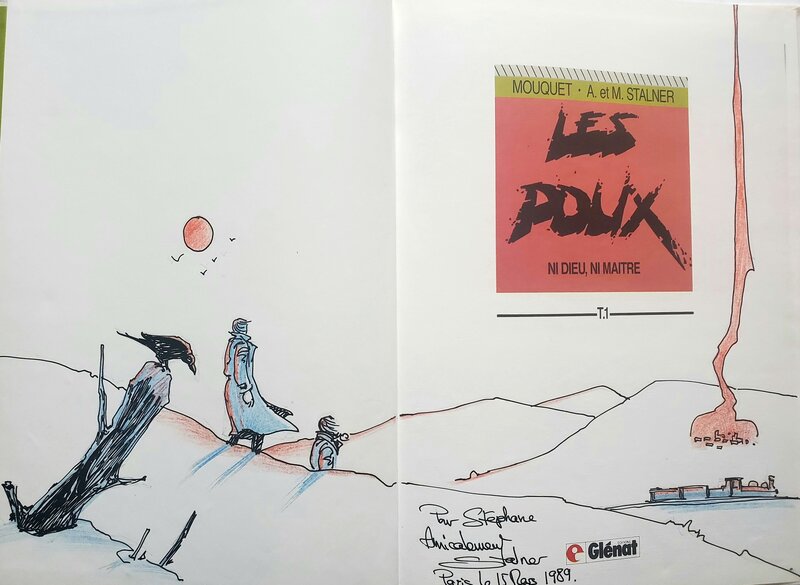 Éric Stalner, LES POUX   T1 NI DIEU, NI MAÎTRE - Dédicace