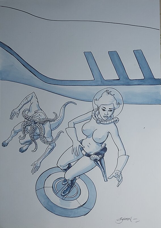 Infinity 8 par Dominique Bertail - Illustration originale