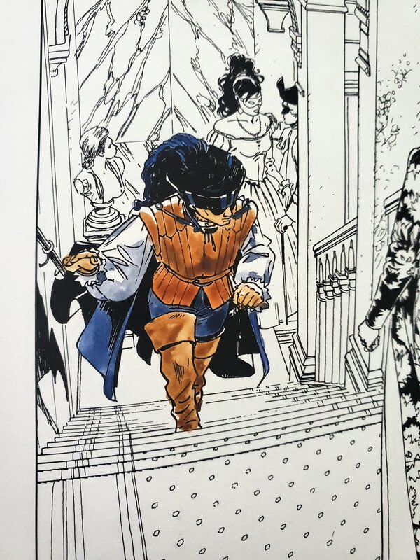 Marie-Paule Alluard, LARGO WINCH    T10 ...ET MOURIR couleurs - Sketch