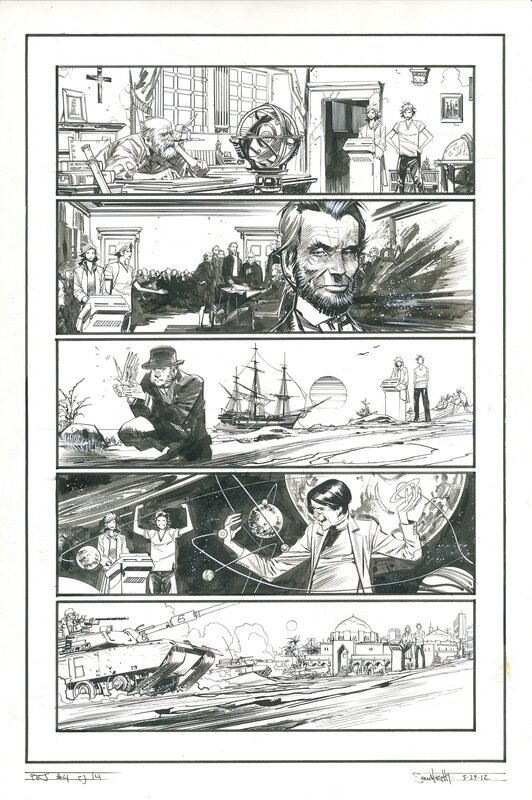 Sean Murphy, Punk Rock Jesus #4 Pl 14 - Illustration originale