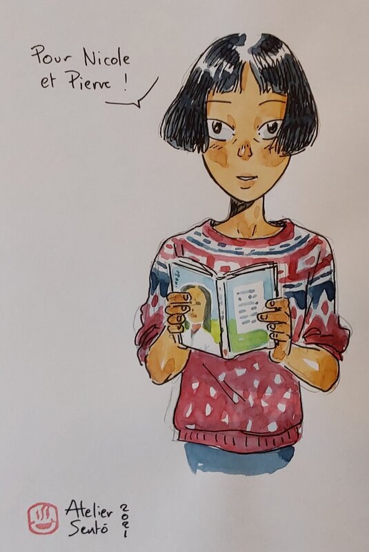 Atelier Sentô, La fête des ombres tome 1 - Dédicace