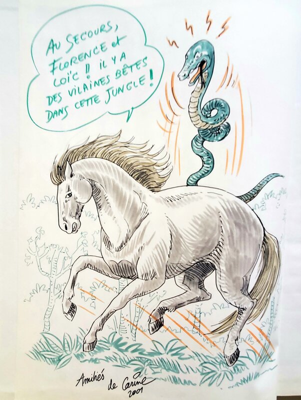 Carine, LES EXPEDITIONS DE DESMOND   T1 COUP BAS A MAYABAS - Dédicace