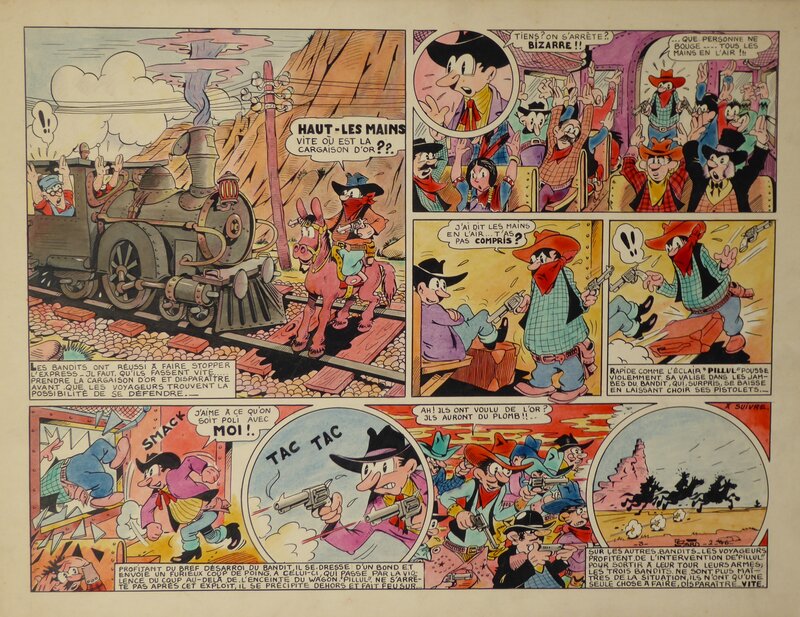 Jean Cezard, Cézard Les débuts (2) - Planche originale