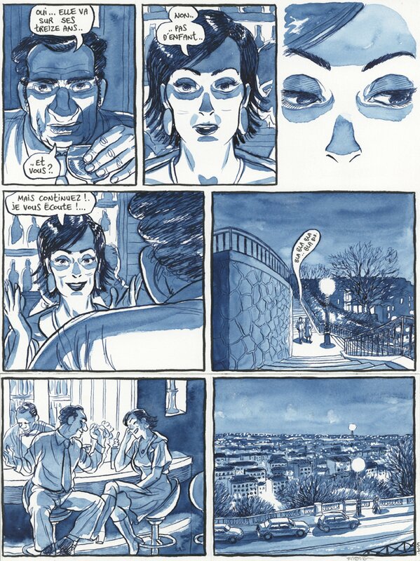 En vente - Frederik Peeters RG #2 page 53 - Planche originale