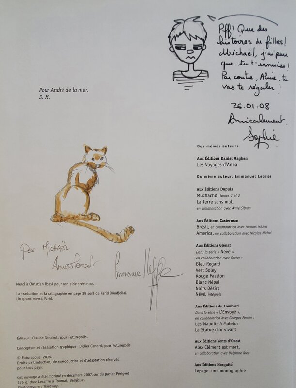 OH LES FILLES    T1 by Emmanuel Lepage, Sophie Michel - Sketch