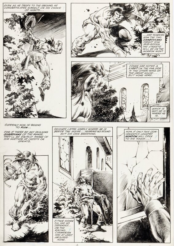 John Buscema, Rudy Nebres, Savage Sword of Conan - T53 p23 - Comic Strip
