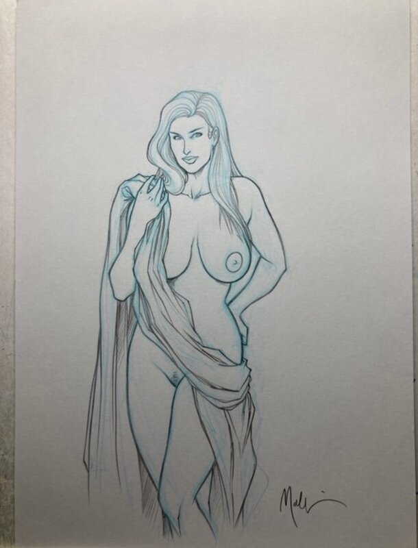 Illustration originale de Nicolas Malfin - Planche originale