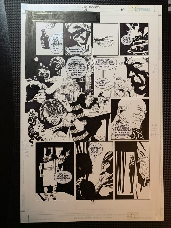 Eduardo Risso, Brian Azzarello, 100 Bullets #29 pg14 - Comic Strip