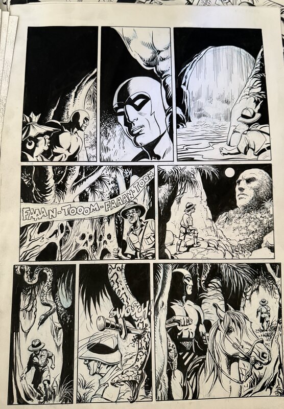 César Spadari, The Phantom Kill the snake - Comic Strip