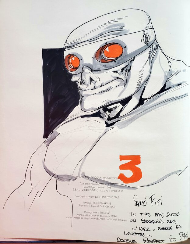 Stan, VORTEX  T2 CAMPBELL, VOYAGEUR DU TEMPS - Dédicace