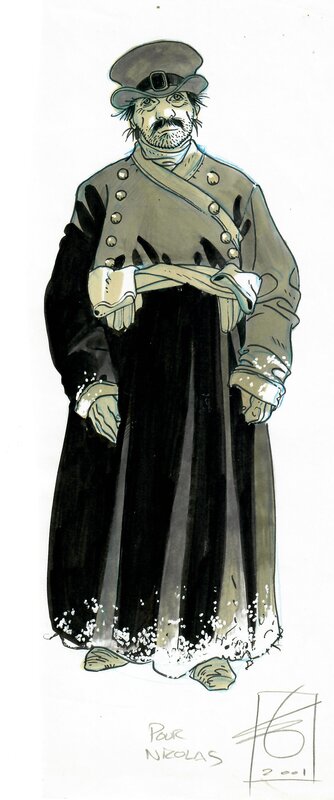 Érik Arnoux, Recherche de personnage pour Sophaletta - Original Illustration