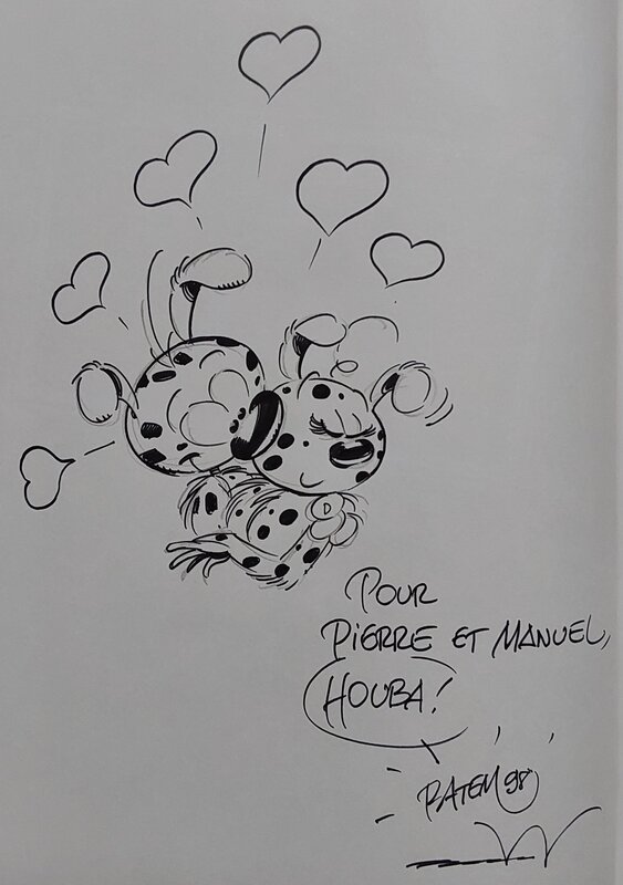 Batem, André Franquin, Le Marsupilami : Trafic à Jollywood - Dédicace
